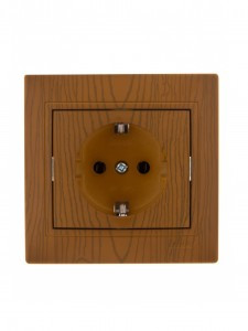 Lezard Мира роз. СУ 1 мест. 16А ольха (земля, керамика, корпус PC) 701-0701-122