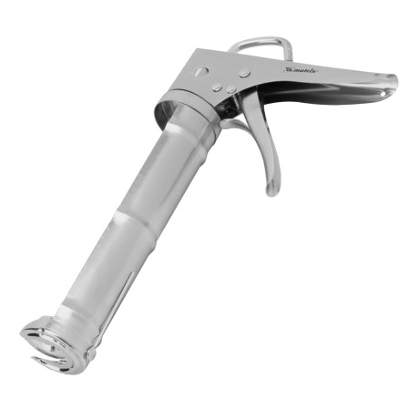 Пистолет для герметика, 310 мл, "полуоткрытый", хромированный, зубчатый шток 7 мм Matrix