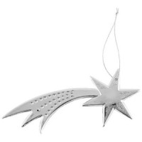 Украшение подвесное "Звезда летящая", 17,5x6,5 см, пласт. Волшебная страна