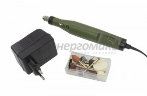 REXANT микро-дрель с 27-ю насадками в кейсе, 12-4453