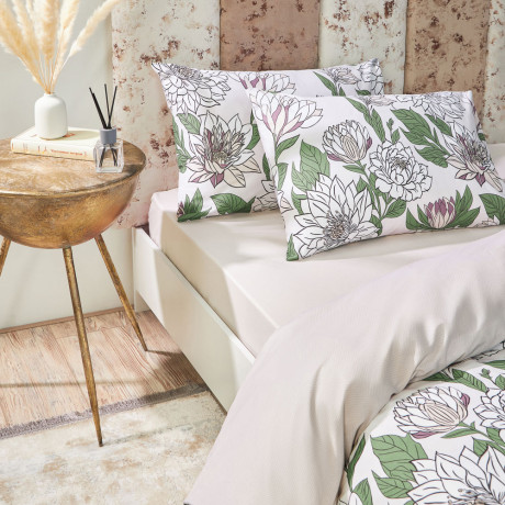 PROVANCE Хейзел Комплект постельного белья 1,5 (4 предмета), поплин, 100% хлопок