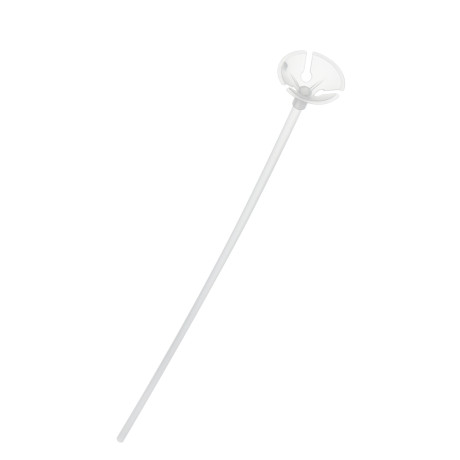 Набор трубочек с зажимом для шарика, 5шт. пластик, 0,5х3,8х41см