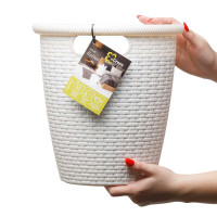 Кашпо "InGreen Rattan" 6/10л Белоснеж жасмин х12