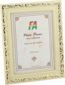 Фоторамка FA пластик Соната ,слоновая кость 15х21 0646