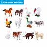 ИГРОЛЕНД Игрушка "Мир и его обитатели", PVC, 7x3,5x3см, 12 дизайнов