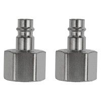 Ниппель универсальный быстросъемный (&quot;папа&quot;) внутренняя резьба 1/2, 2 шт, Stels