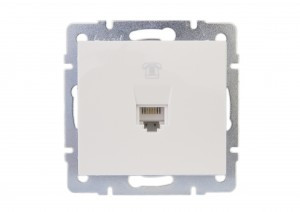 Lezard RAIN мех. роз. телеф. СУ 1 мест. бел. (корпус PC) 703-0288-137