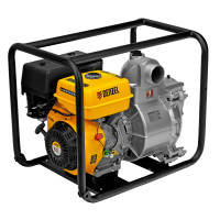 Мотопомпа бензиновая для грязной воды PX-80D, 15 л.с, 3&quot;, 1500 л/мин, глубина 8 м , напор 30 м Denzel