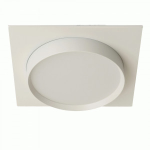 Feron cв-к встр. под лампу GX53, белый, квадрат 110х110х40мм DL506 51358