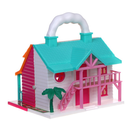 ИГРОЛЕНД Дом с мебелью и акс., ABS, 34,8х8,5х21 см