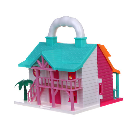 ИГРОЛЕНД Дом с мебелью и акс., ABS, 34,8х8,5х21 см