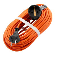 Удлинитель-шнур силовой 20 м, 6А, тип УХз6, ПВС, 1 розетка без заземления Сибртех