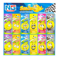 NEW GALAXY Ароматизатор бумажный &quot;Смайл&quot;, 5 гр., дисплей 60 штук, цена за 1шт