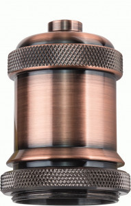 Navigator патрон электрический  NLH-V01-006-E27 подвес.метал. черненая медь 61519