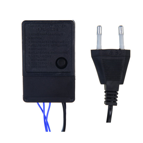 СНОУ БУМ Гирлянда эл. вьюн 10м, 100LED, синий, 8 режимов, ПВХ синий, 220В