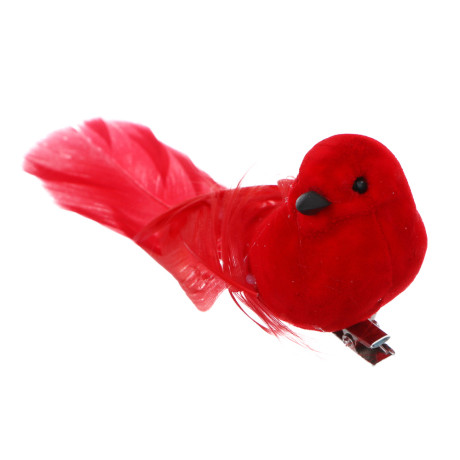 СНОУ БУМ Птицы на прищепке 2 шт, 3,5x13 см, пластик, 26-431