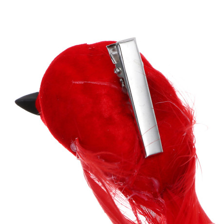 СНОУ БУМ Птицы на прищепке 2 шт, 3,5x13 см, пластик, 26-431