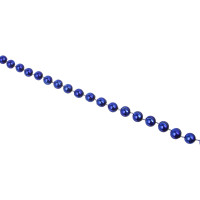СНОУ БУМ Бусы 1x270 см, пластик, синий, 26-568