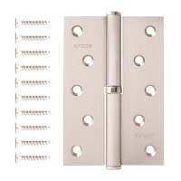 Петля Апекс 120*80 Левая с Подшипником (мат.хром) \2 (10/100)