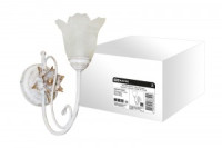 TDM Бра НББ-09-02-1х40 «Глория» белый с золотом 1х40Вт E14 SQ0370-0001