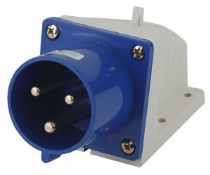 ЭРА силовая вилка CEE стационарная 523 2P+РЕ 32А 220В IP44 (10/60/960) 0161