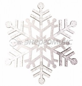 "Фигура елочная "Снежинка резная", 81 см, цвет серебряный502-375 Neon Night