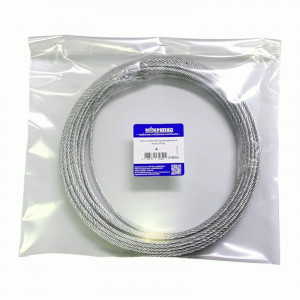 Трос стальной оцинк 4мм (15 метров) в пакете 1/1 НАКРЕПКО 218004