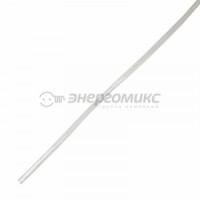 REXANT термоусадка трубка ТУТ клеевая 12,0/4,0мм (3:1) 1м прозрачная, (10!) 26-1209