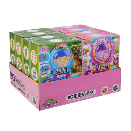 Игрушка сюрприз в яйце, TPR, PP, 17,5х7х23см, микс