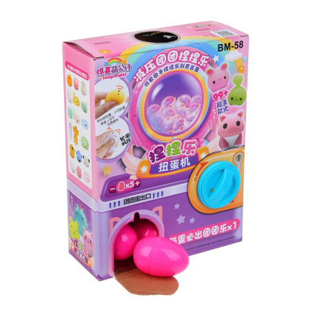 Игрушка сюрприз в яйце, TPR, PP, 17,5х7х23см, микс