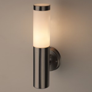 ЭРА WL17  св-к декор. подсветка E27 MAX60W IP54 хром/белый 5976