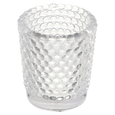 Подсвечник тм LADECOR "Стакан" стеклянный, 5,6x5,6x6,4 см