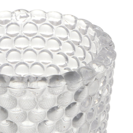 Подсвечник тм LADECOR "Стакан" стеклянный, 5,6x5,6x6,4 см