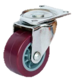 Колесо поворотное красное Ø 25мм