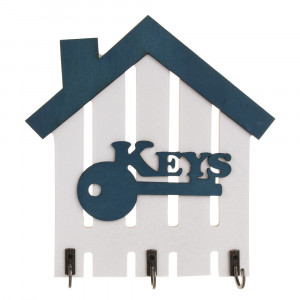 Ключница открытого типа KEYS на 3 крючка, 14,5x15,5 см, МДФ