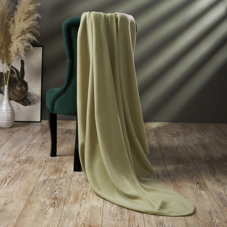 PROVANCE Эвкалипт Плед флис, 150х200см, 130гр/м, зеленый