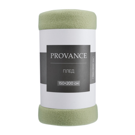 PROVANCE Эвкалипт Плед флис, 150х200см, 130гр/м, зеленый