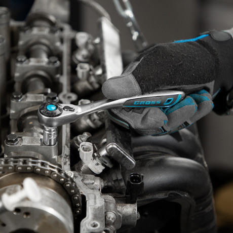 Набор инструментов, 1/4", 1/2", CrV, 120 зубьев, 101 предмет Gross