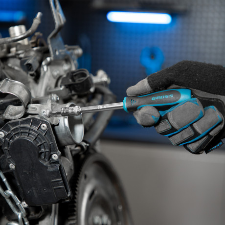 Набор инструментов, 1/4", 1/2", CrV, 120 зубьев, 101 предмет Gross