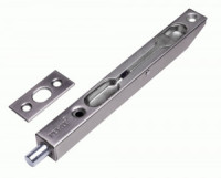 Ригель шпингалет торцевой РЕНЦ 140 мм, никель супер матовый  INR 140 MSN