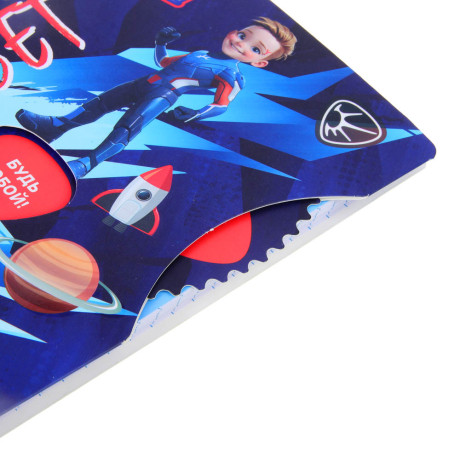 BY Русские Супергерои Зап.книжка А5, 96л., тв.обл., спираль, окно, вращ.элемент, "Пересвет джуниор"