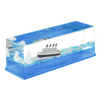 Ермак Игрушка декоративная, корабль с айсбергом, акрил, 14,6x5,2x5,4 см