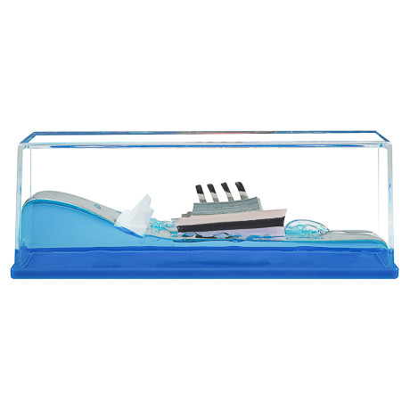 Ермак Игрушка декоративная, корабль с айсбергом, акрил, 14,6x5,2x5,4 см