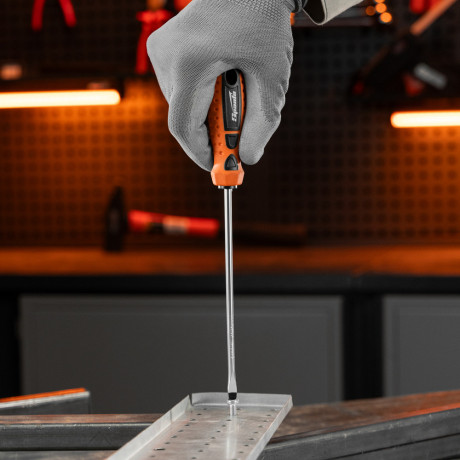 Отвертка "Point", SL5 х 150 мм, CrV, двухкомпонентная рукоятка Sparta