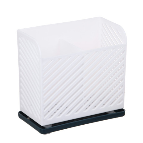 Подставка для столовых приборов тм VETTA, 15х8х14см, полипропилен, цвет белый