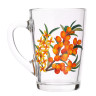 ОСЗ Кружка стеклянная 300мл с дизайном, стекло