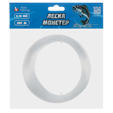 AZOR FISHING Леска Монстер, 0,7 мм, 100м