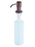 DIADONNA Дозатор для жидкого мыла (диспенсер) (ABS) 300мл, кофейный, D66-19005BR