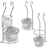 Подставка д/столовых приборов подвес 24см d=10см сталь хром (кратность 2!!!) 52-131 Мультидом