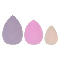 ЮНИLOOK Спонжи косметические 3 шт в zip-пакете, полиуретан, 6х4/4,5х3/3х2см, ВЗ24-52